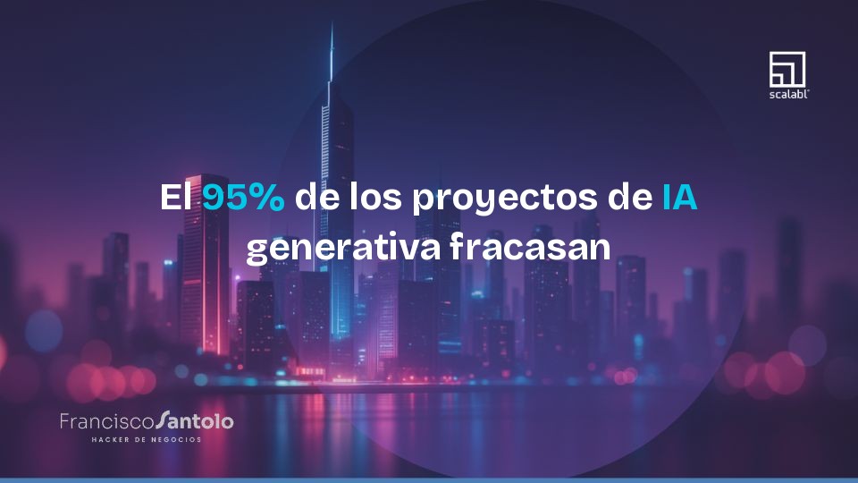 El 95% de los proyectos corporativos de IA generativa fracasan: estudio del MIT
