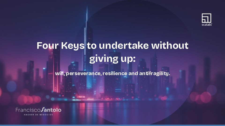 Four Keys to Entrepreneurship Without Giving Up: Will, Perseverance, Resilience, and Antifragility