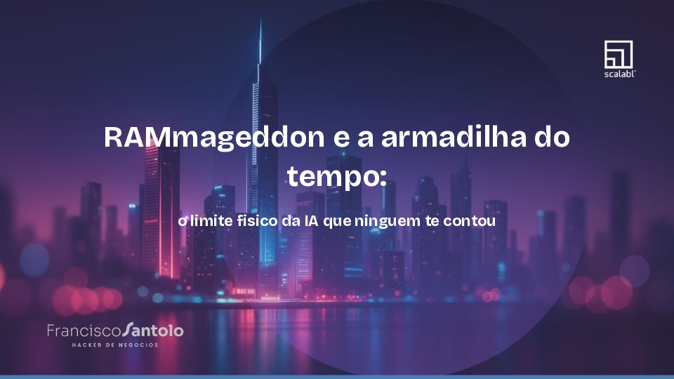 RAMmageddon e a armadilha do tempo: o limite fisico da IA que ninguem te contou